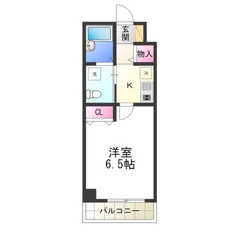 拡大写真:win北花田(ウィンキタハナダ) 1階110の間取り