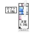 オクト白鷺の間取図