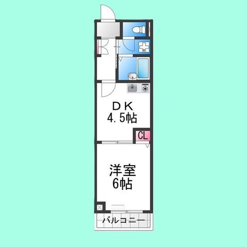 拡大写真:アルデール中百舌鳥 1階102の間取り