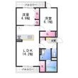 D-residence西野 A棟の間取図