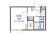 レオパレスカサブランカⅡの間取図