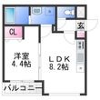 D.CREART 松原 felizの間取図