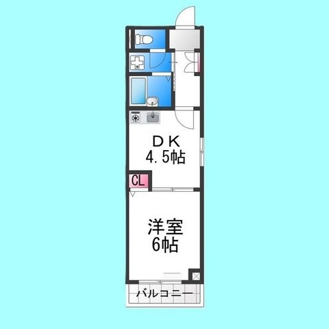 拡大写真:アルデール中百舌鳥 1階101の間取り