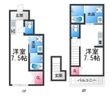 プリッ2少林寺町西の間取図