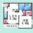 カシータ北三国ヶ丘の間取図