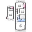 プレアール初芝の間取図