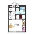 レオパレス上野芝の間取図