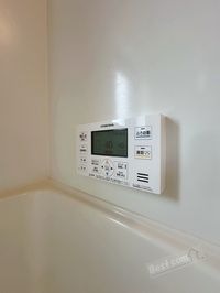 給湯リモコンで楽々湯温を設定♪