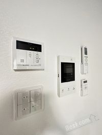 給湯リモコンで楽々湯温を設定♪