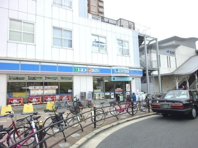 ローソンJR放出駅前