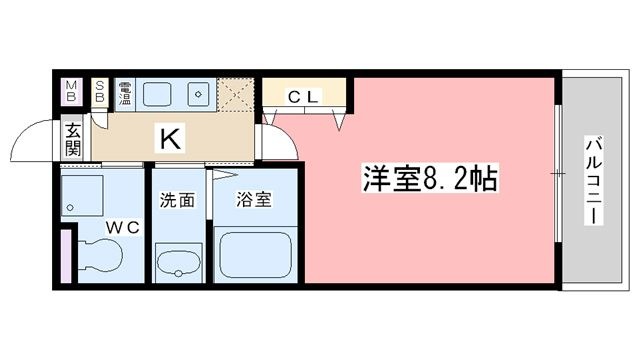拡大写真:コーポ伊藤 1階101の間取り