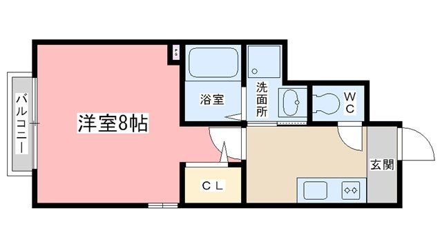 拡大写真:リマーレ山科 1階113の間取り