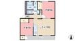 緑山荘Ａ棟の間取図