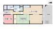 京都市山科区北花山大林町の間取図