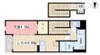 アクティ勧修の間取図