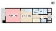 シカタ シャンブレット1の間取図