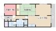 京都市山科区北花山大林町の間取図