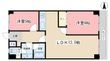 竹鼻ハイツの間取図