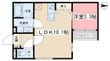写真：プランドール椥辻3階の間取図