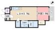 フラッツ六地蔵の間取図
