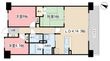 京都市山科区音羽前出町の間取図
