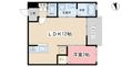 写真:京都市山科区小山中ノ川町 2階203の間取図