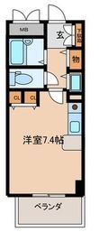 KINGSCOURTⅢの間取図