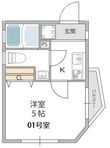 ドゥエリング千林大宮の間取図