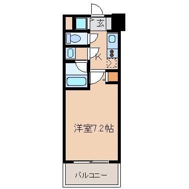 拡大写真:サムティ梅田Ⅱグロウアクシス 2階202の間取り
