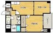 パレス東洋6号館の間取図