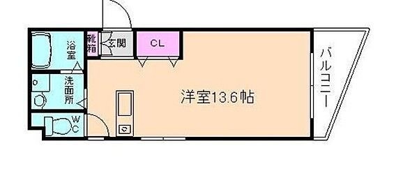 拡大写真:ラ・メゾヌーブ 4階201の間取り