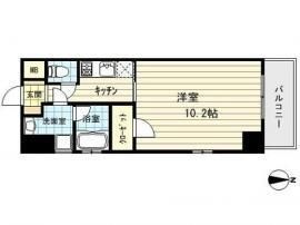 拡大写真:スプランディッド内本町 8階801の間取り