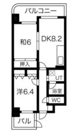 拡大写真:阪神ハイグレードマンション15番館 5階501の間取り