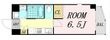 カサベージュ天神橋の間取図