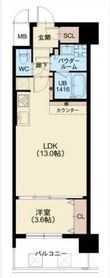 スプランディット福島WESTの間取図