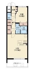 スプランディット福島WESTの間取図