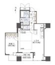 淀屋橋アップルタワーレジデンスの間取図