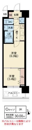 スプランディッドⅧの間取図