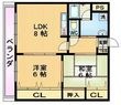 グローリーヨシダの間取図