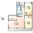 カーサ・タカバⅡの間取図