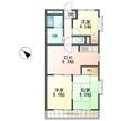 花戸マンションの間取図