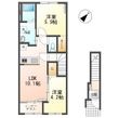 江南市前飛保町 新築アパートの間取図