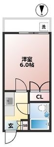 パレスハイムの間取図