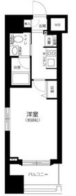 目黒区大橋1丁目の間取図
