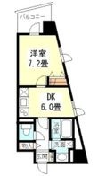 渋谷区円山町の間取図