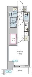 目黒区大橋2丁目の間取図