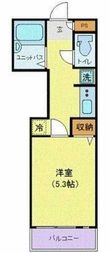 目黒区駒場1丁目の間取図