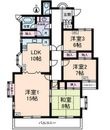 世田谷区鎌田4丁目の間取図