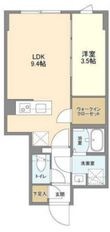 世田谷区代沢1丁目の間取図