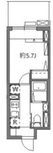 世田谷区下馬5丁目の間取図